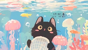 海底小黑猫