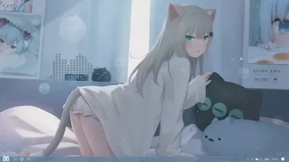 猫羽雫（含时钟、音乐频谱）