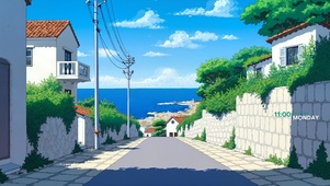 海边乡村小路