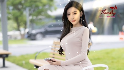 街拍4K清纯美少女