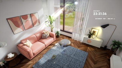 4K清新简约客厅