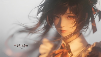 眼睛里藏着星星	