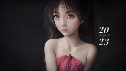 可爱治愈美女