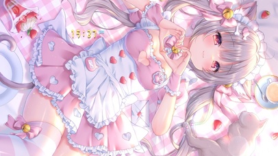 唯美可爱猫耳女仆