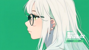简笔画少女（非主题）