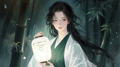 4K冷艳古风美女