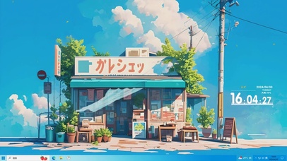 4K清新便利店主题