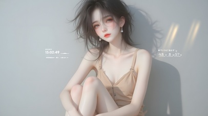 性感清纯吊带裙女孩