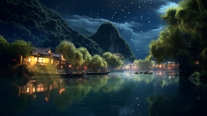 萤火夜