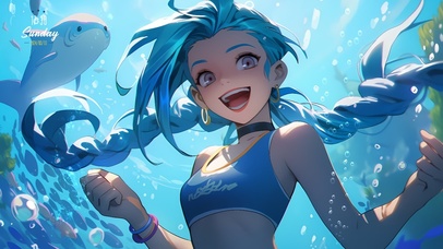 4K 美人鱼金克丝