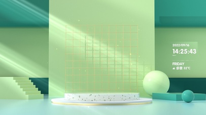  4K简约小清新光影桌面