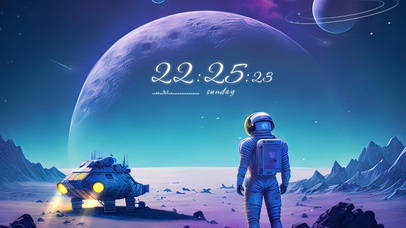 宇航员登陆外太行星