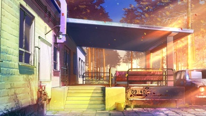 午后阳光森林房子