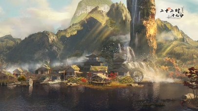 4K唯美古风渔村