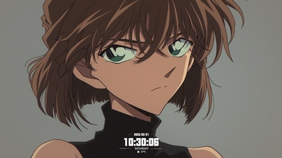 灰原哀简约壁纸