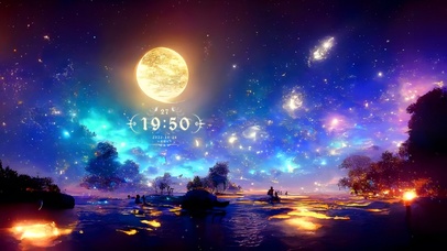 唯美治愈星月夜