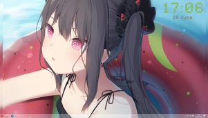 夏日 西瓜 少女
