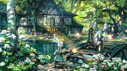 4K唯美治童话森林木屋