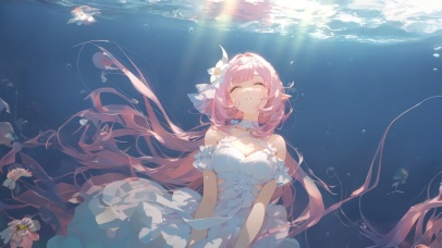 唯美水下女孩