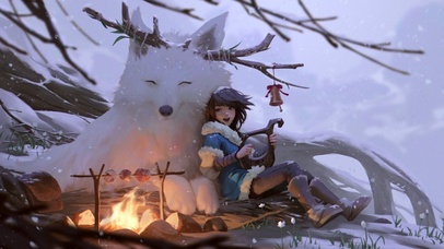 白狼与少女的合奏