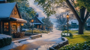 治愈冬日小镇