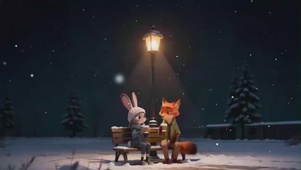 夜晚的朱迪和尼克