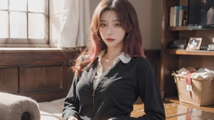 【4K】清纯制服美女