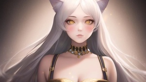 白发猫耳少女