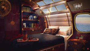 飞机豪华卧室客舱