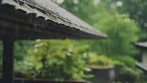 雨天屋檐下