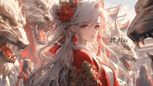 国潮神龙少女