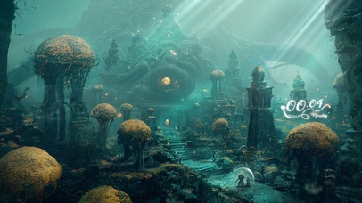 4K唯美治愈深渊神殿