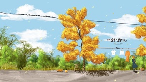 秋季乡间景色