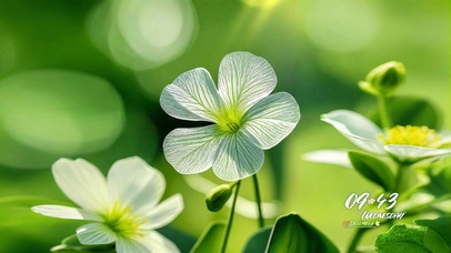 四叶草的幸运花