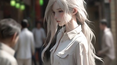 唯美帅气侧脸女神