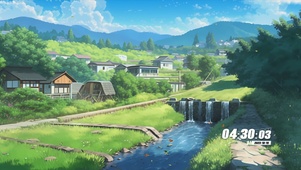 护眼乡村景色