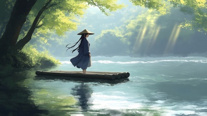 春天世外高人泛舟春游02