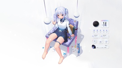 4K动漫可爱美少女