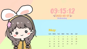 兔兔耳朵少女