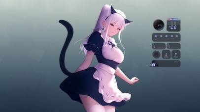 唯美治愈猫耳女仆