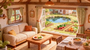 温暖羊毛毡小屋