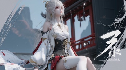 甜美萌系古风女孩