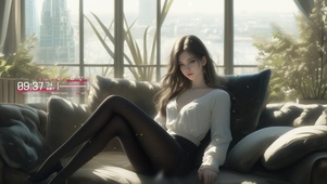 她的容貌如云雾般朦胧美丽