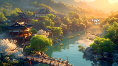 江南水岸风景如画