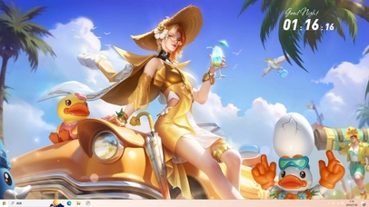 王者荣耀米莱狄 星元鎏金假日