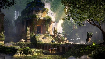 4K 唯美山林神秘古屋