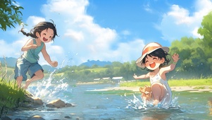儿时回忆中的小河