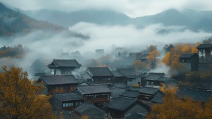小镇清晨