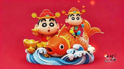 好运发财连年有余的萌小新