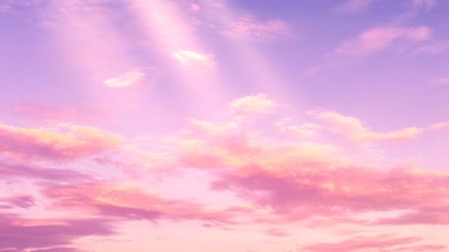 粉色天空